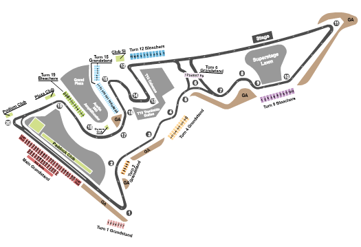 Circuit of The Americas Garth Brooks Tour Seating Chart